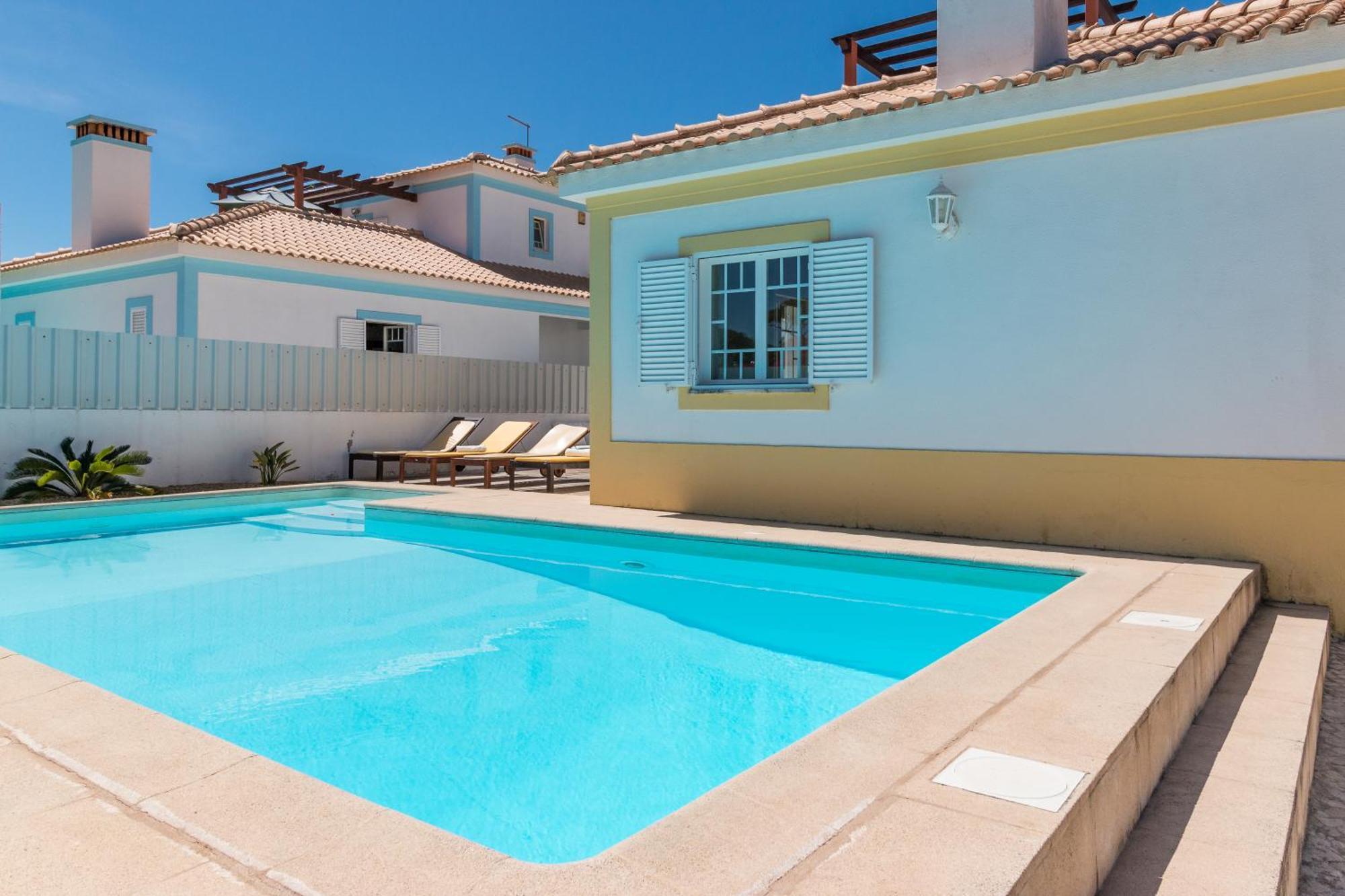 Yellow House Aldeia do Meco Luaran gambar